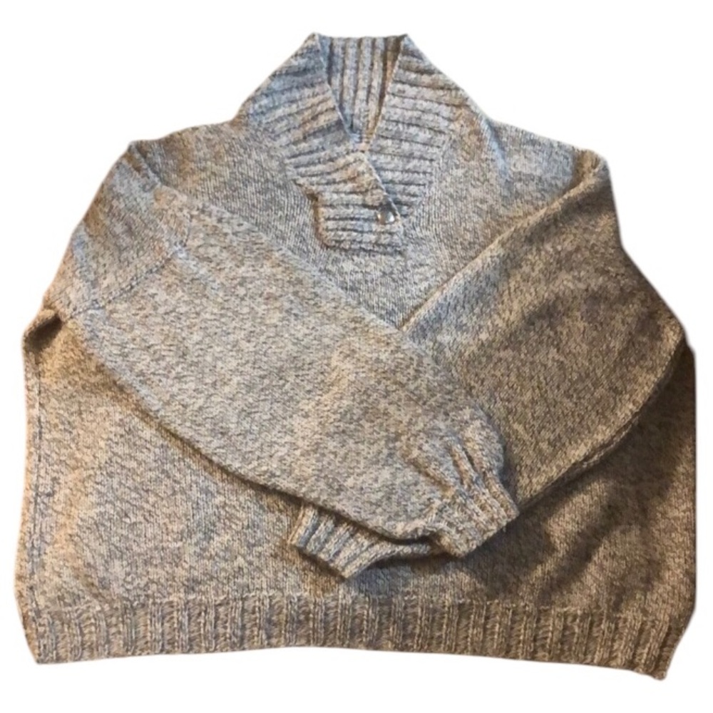 Hand Knit Pullover Sweater Unisex